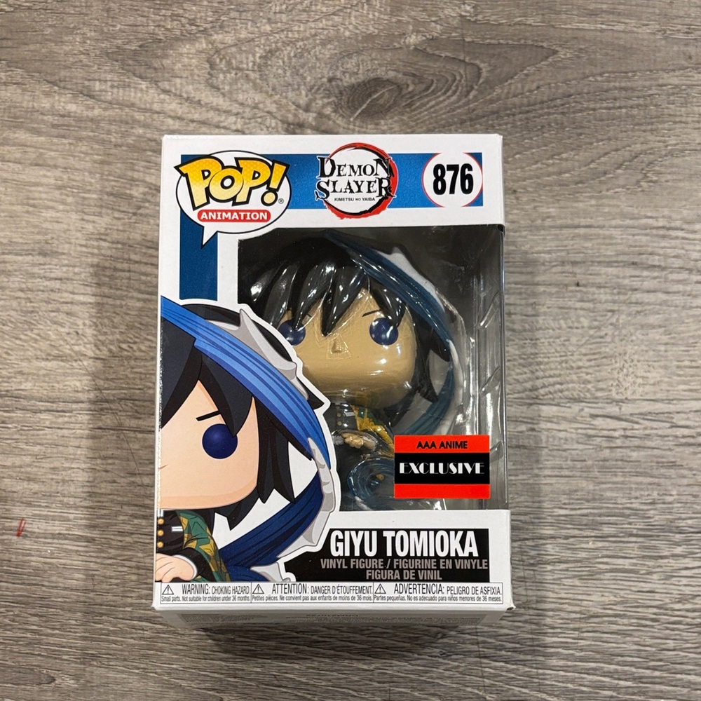 Funko Pop Animation Figure with Blue and Black